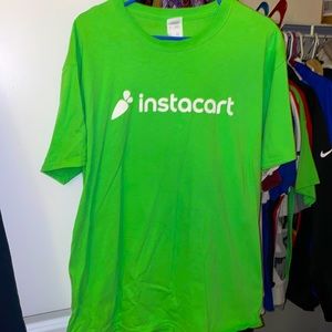 Large Instacart t shirt, short sleeve